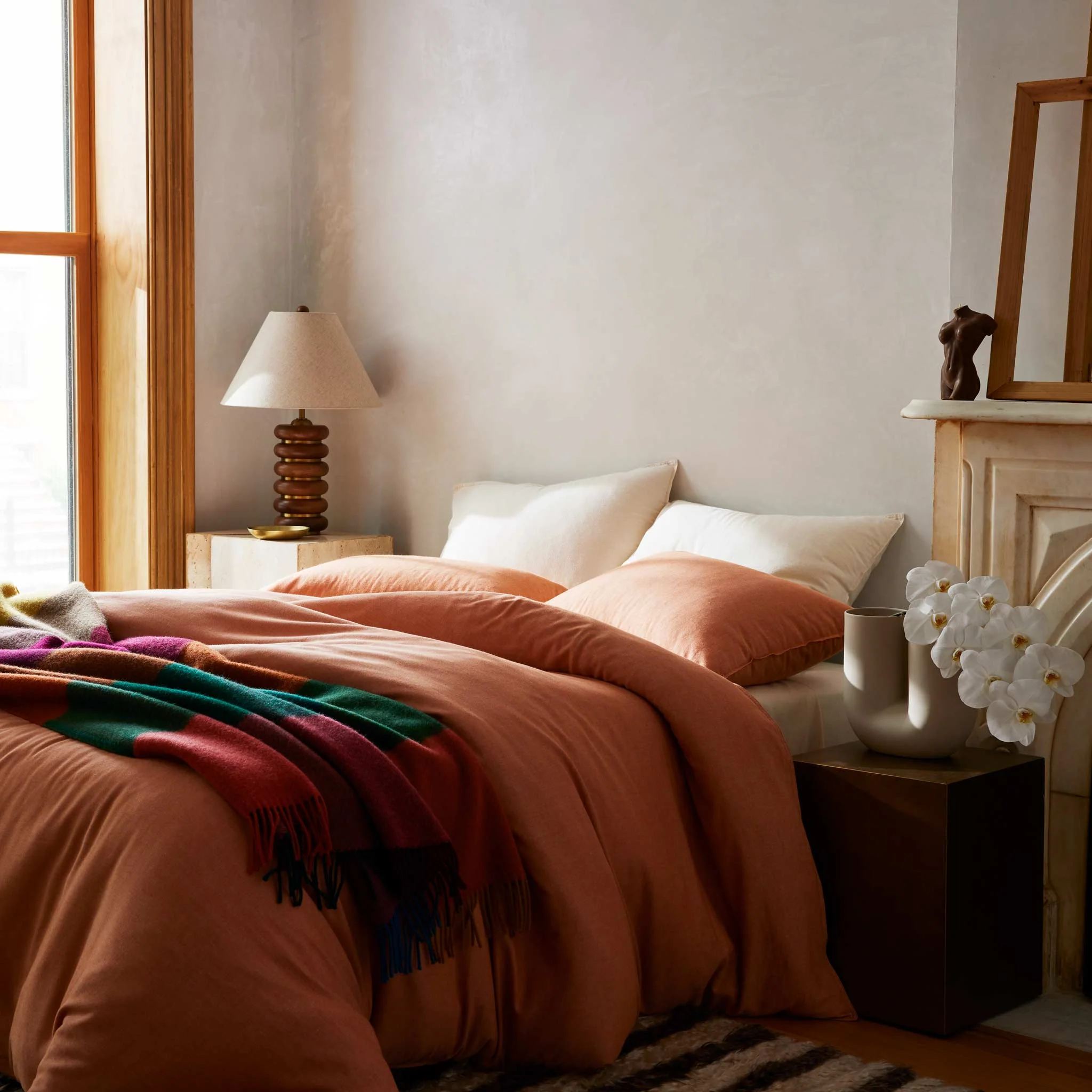 Heathered Cashmere Duvet Cover - Image 33