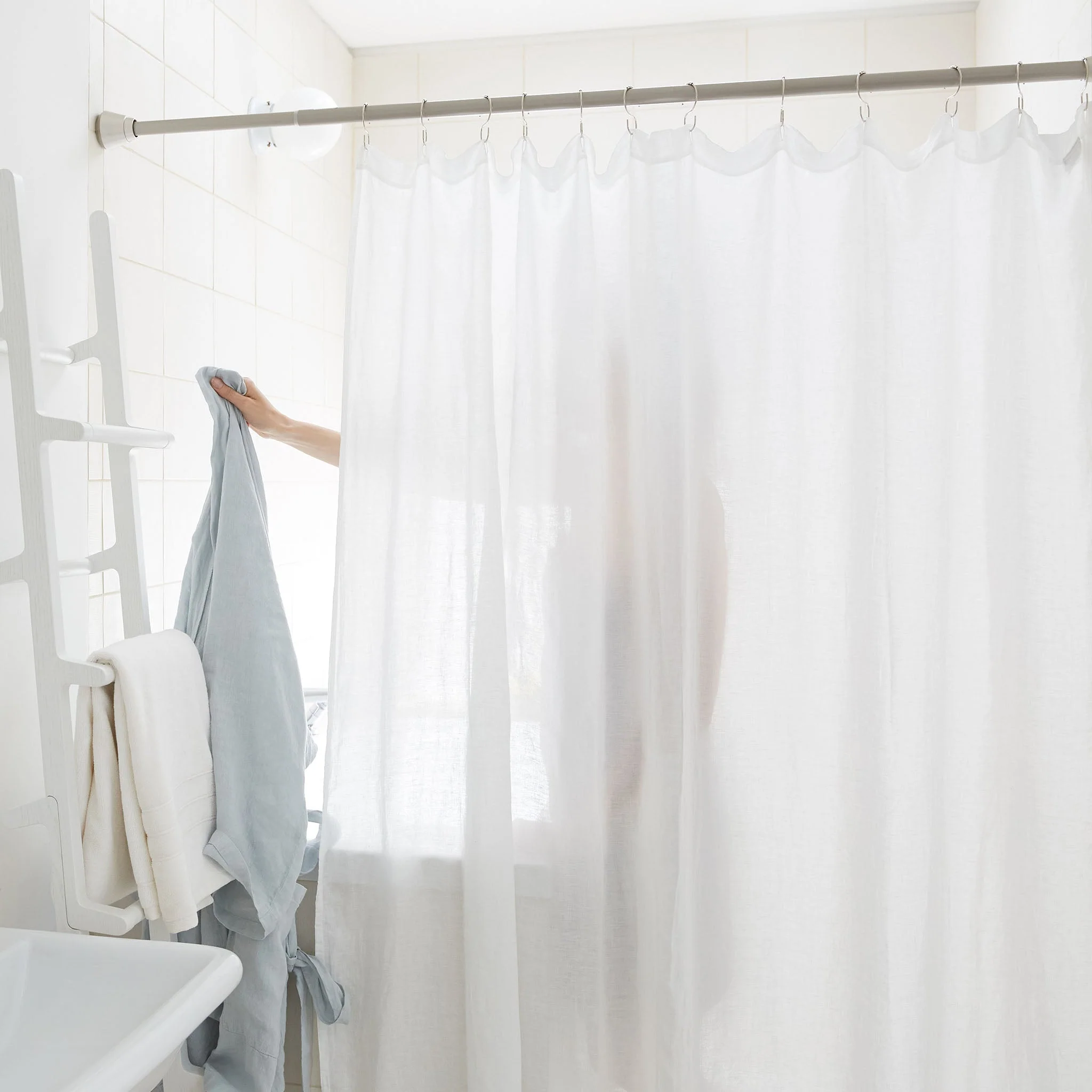 Linen Shower Curtain - Image 4